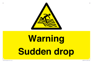 Warning Sudden drop